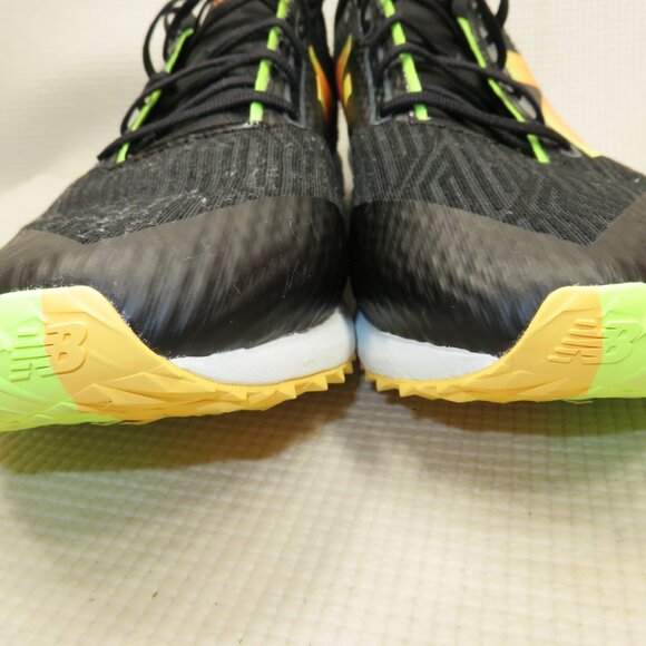 New Balance UXCR7LB5 FuelCell XC7 v5 Shoes Sneakers Black Bleached Lime 12.5 D - Picture 6 of 14